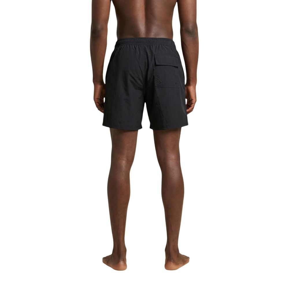 Short de bain Lyle & Scott en polyamide noir