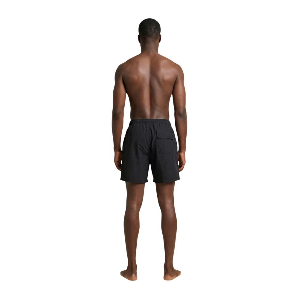Short de bain Lyle & Scott en polyamide noir