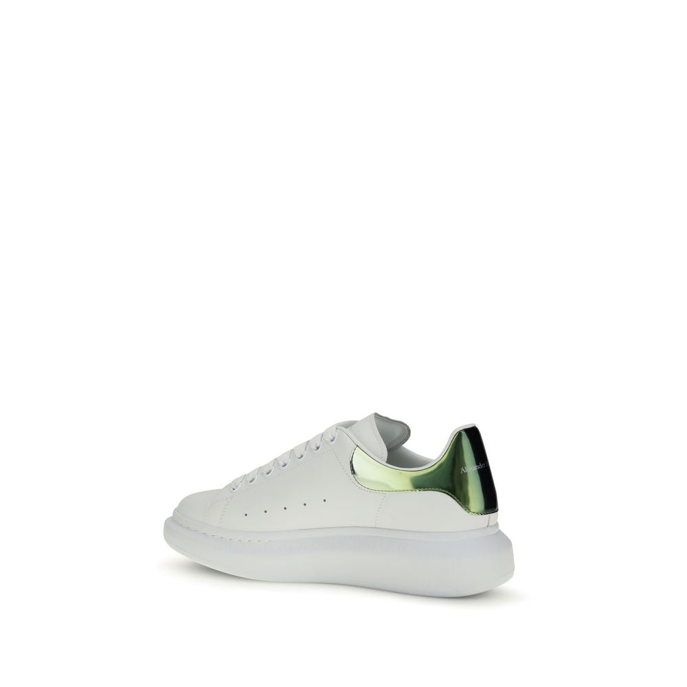 Alexander McQueen White Platform Sneakers for Men detail view