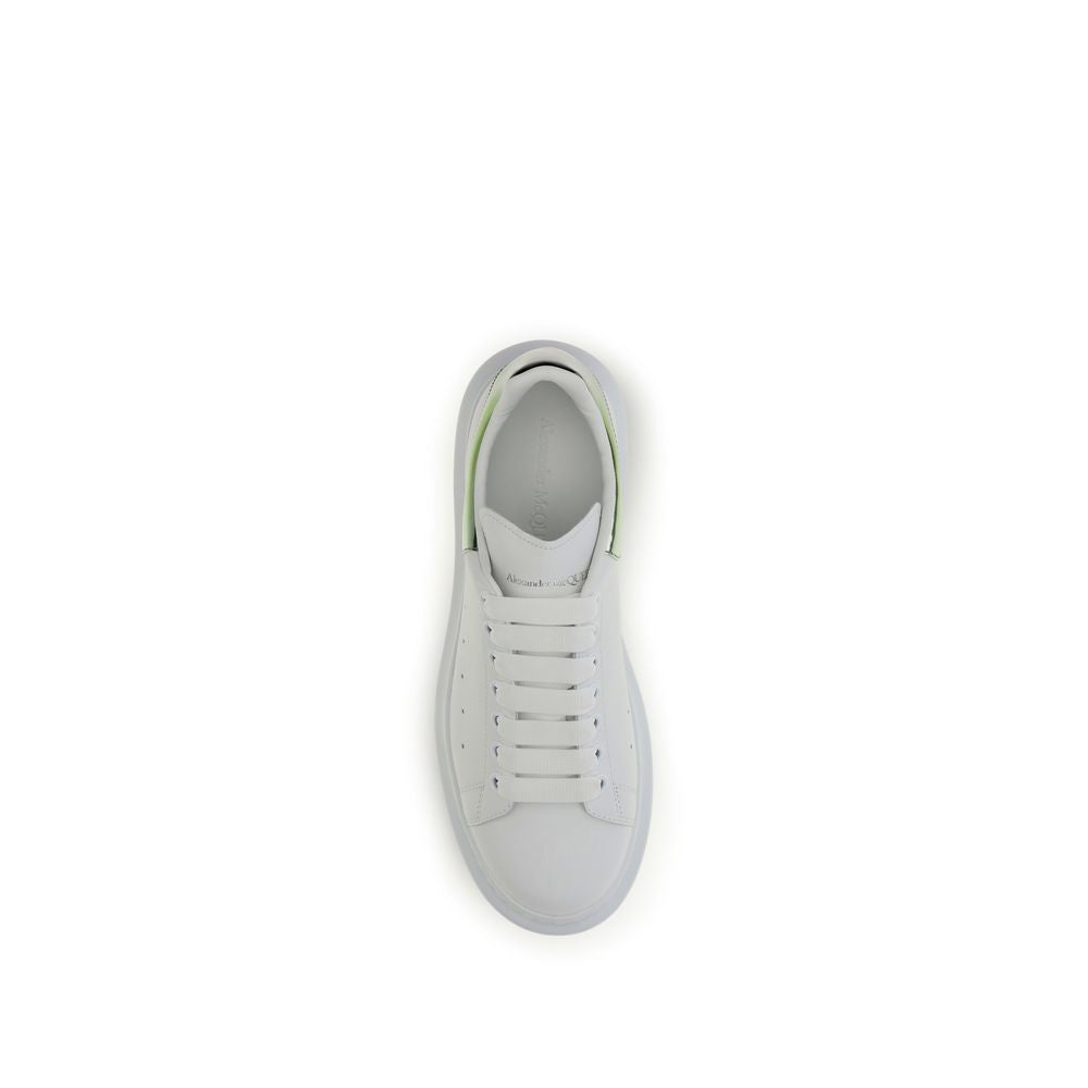 Alexander McQueen White Platform Sneakers for Men side view