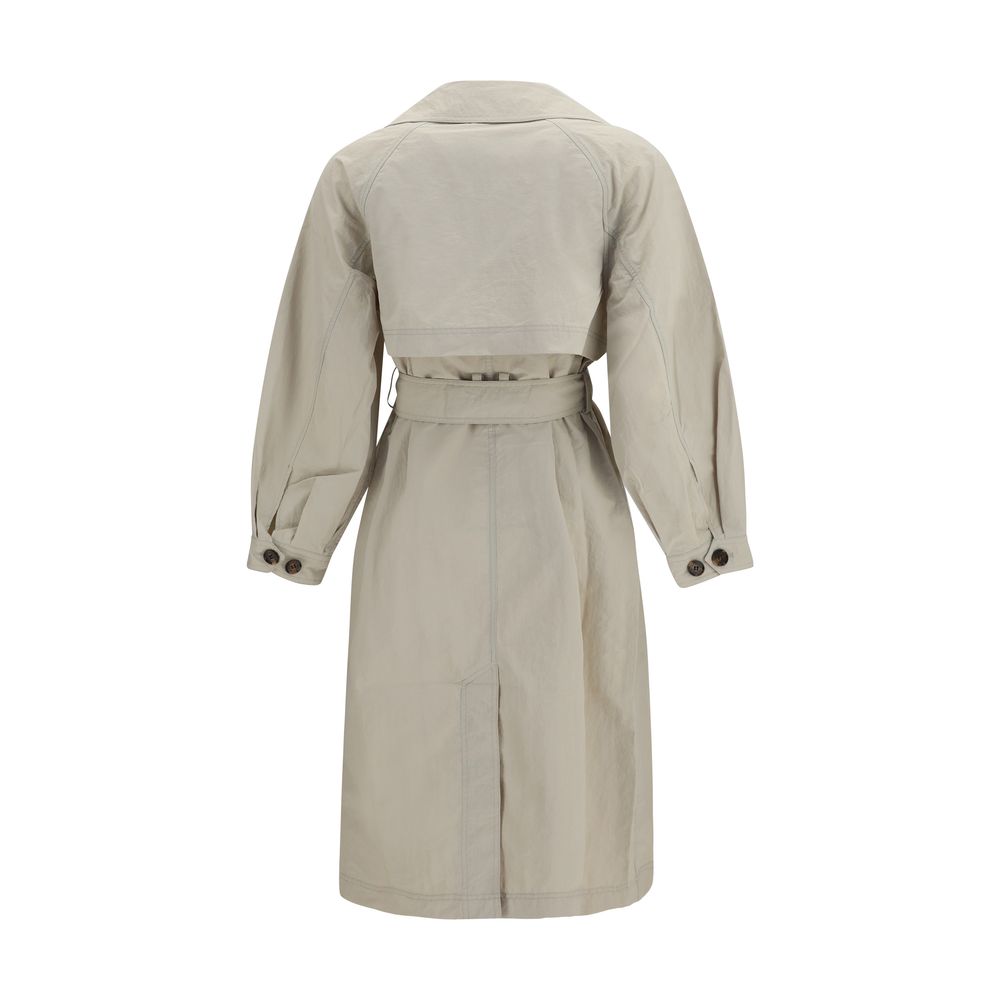 Trench-coat Barbour beige en polyamide