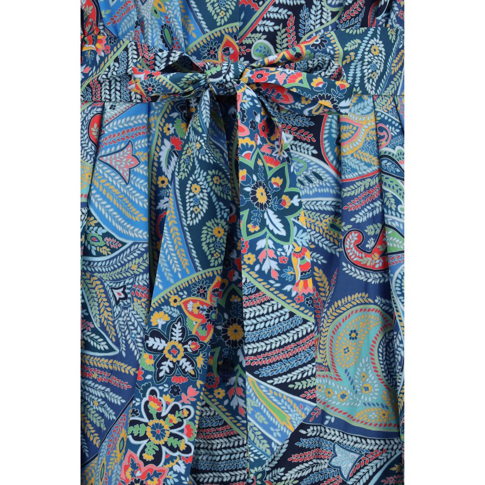 Robe décontractée Etro en coton bleu