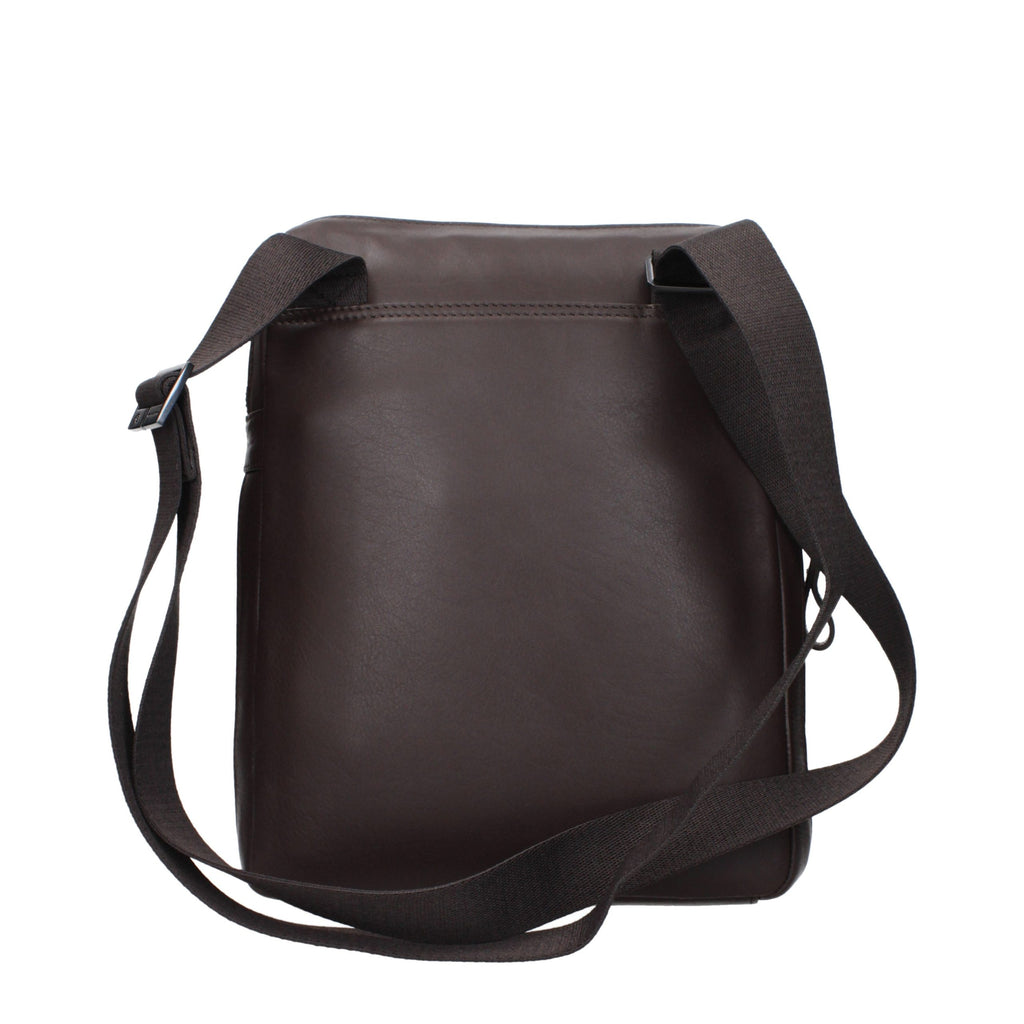 Piquadro Brown Crossbody Bag for Men detail view