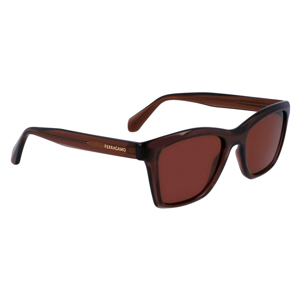 Ferragamo Brown Sunglasses Unisex detail view