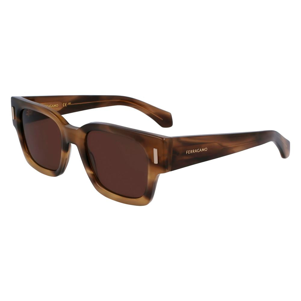 Ferragamo Brown Sunglasses for Men