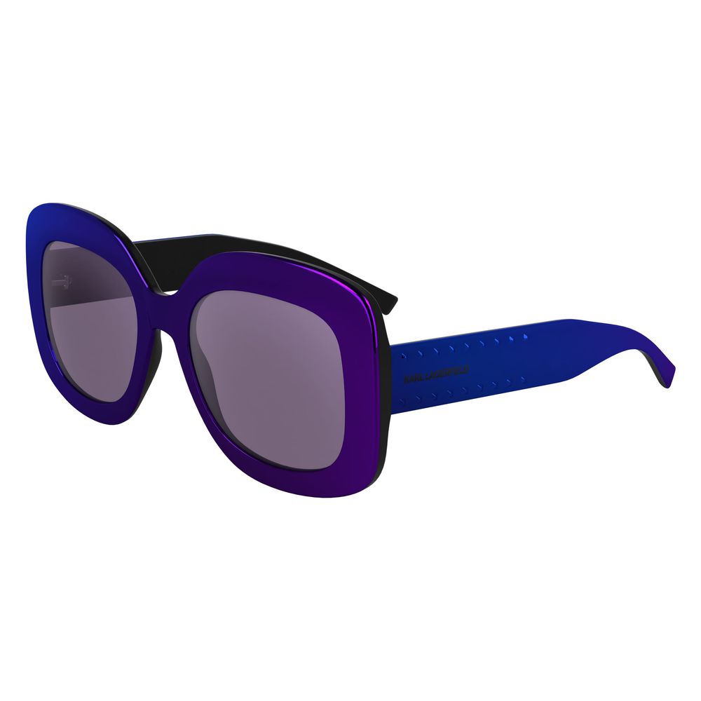 Lunettes de soleil injectées violettes Karl Lagerfeld