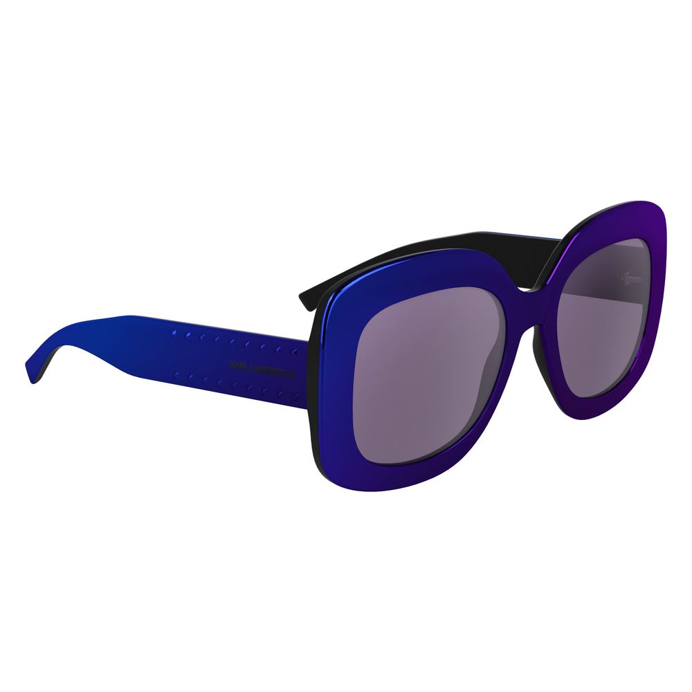 Lunettes de soleil injectées violettes Karl Lagerfeld