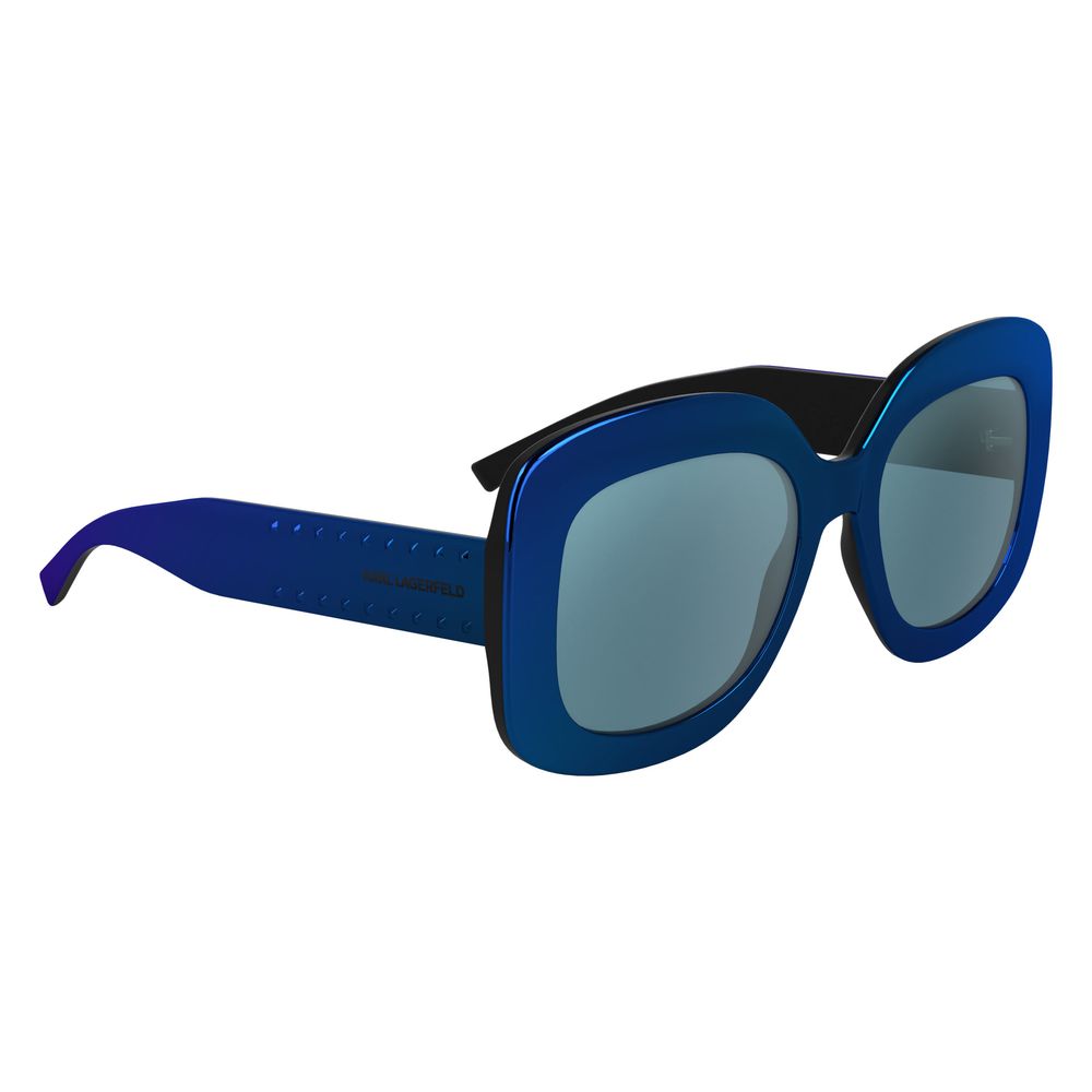 Karl Lagerfeld Blue Sunglasses detail view