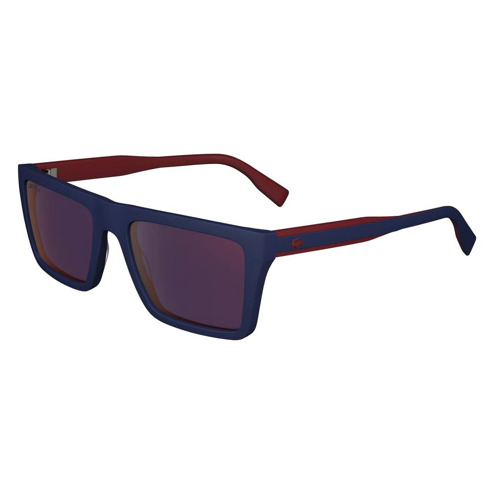 Lunettes de soleil Lacoste bleues injectées