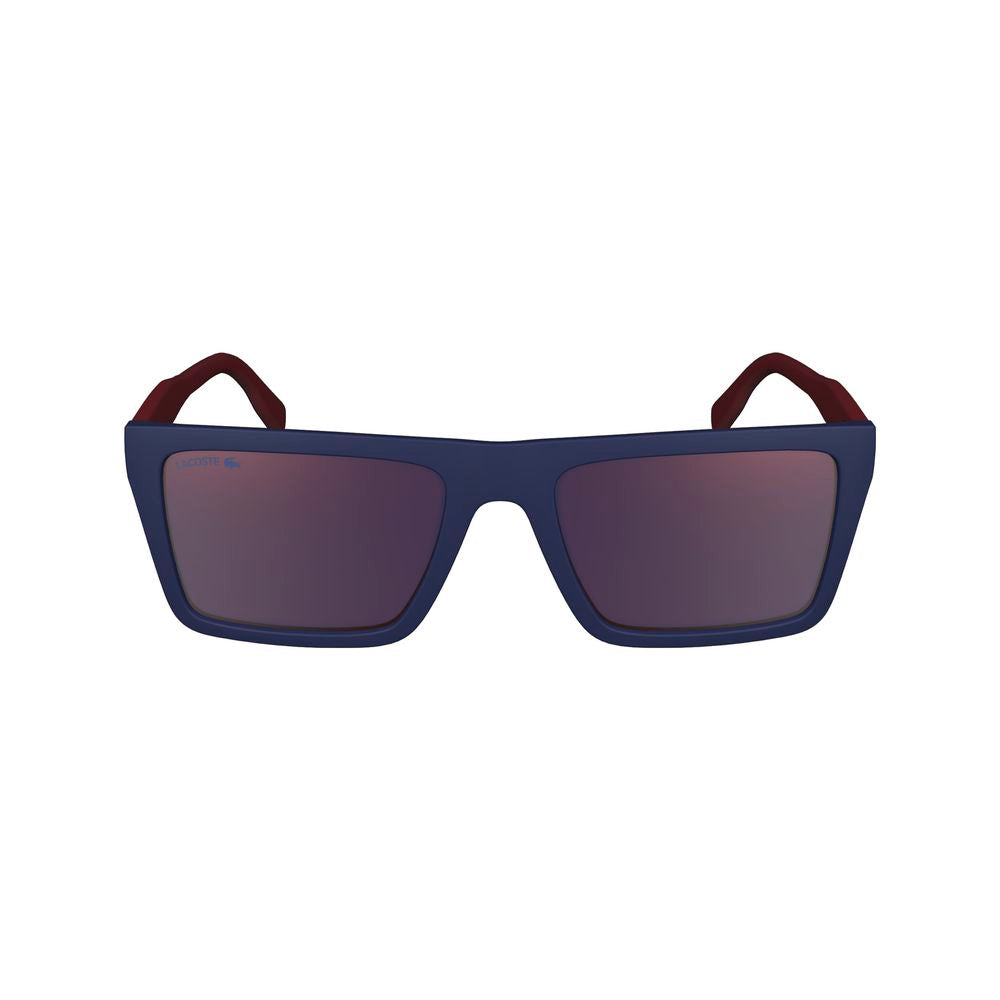 Lunettes de soleil Lacoste bleues injectées