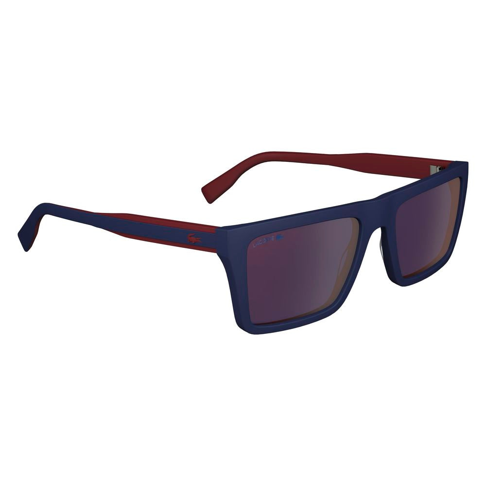 Lunettes de soleil Lacoste bleues injectées