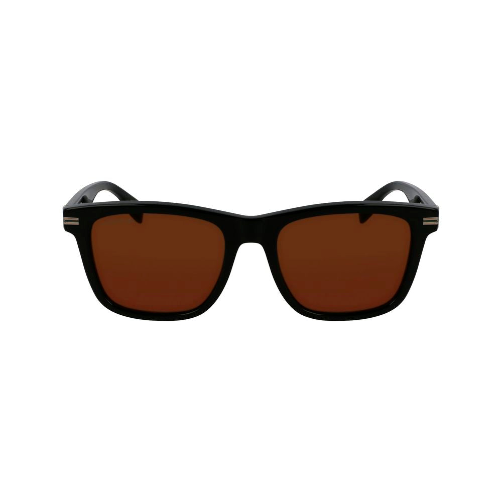 Lunettes de soleil Lacoste en acétate noir