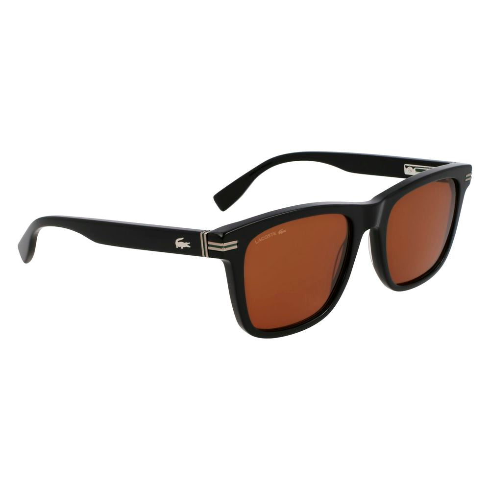 Lunettes de soleil Lacoste en acétate noir