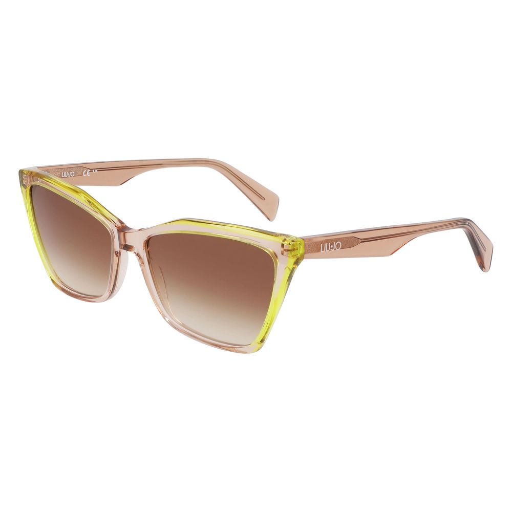 Lunettes de soleil Liu Jo marron en acétate