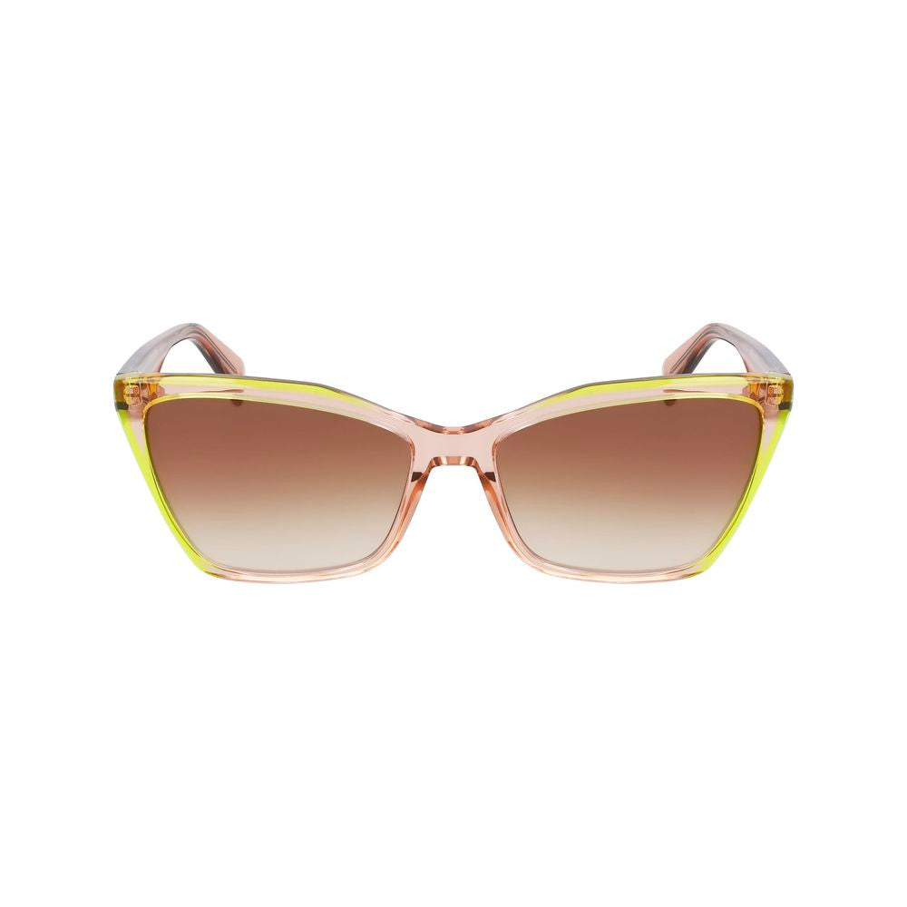 Lunettes de soleil Liu Jo marron en acétate
