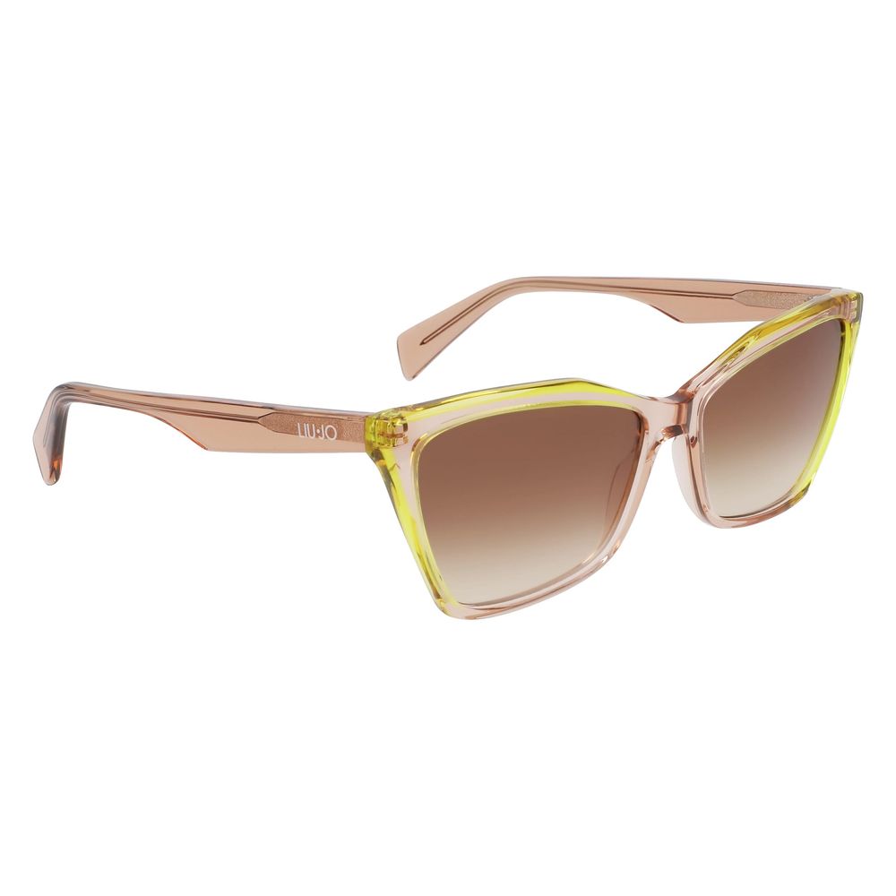 Lunettes de soleil Liu Jo marron en acétate