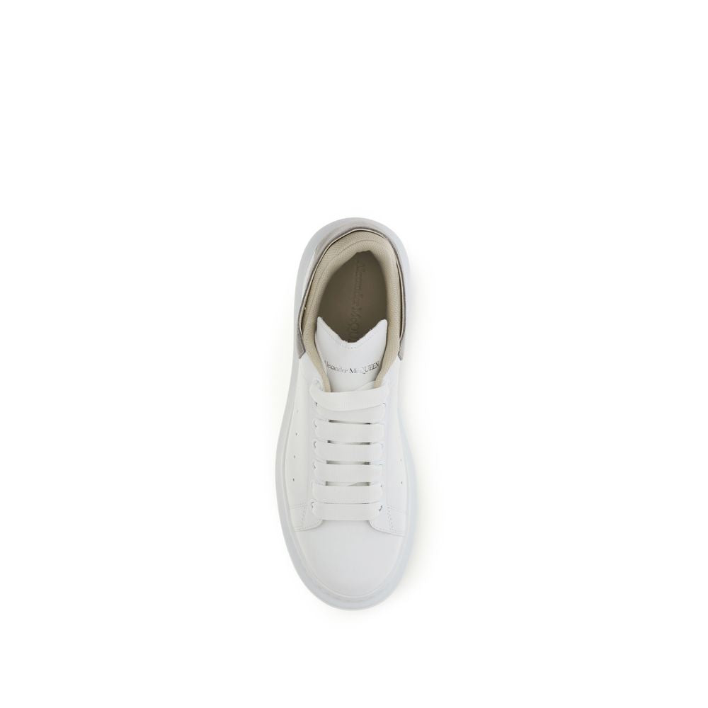 Alexander McQueen White Chunky Sneakers for Men side view