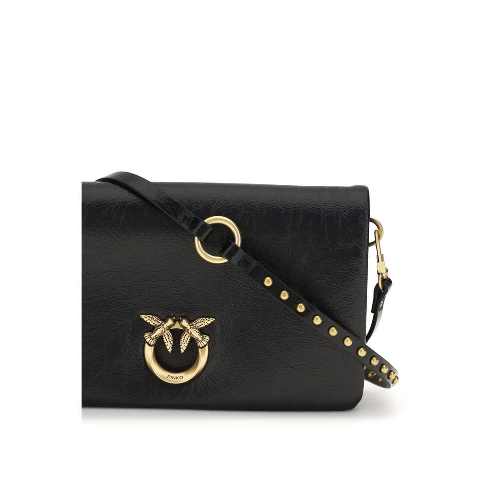 PINKO Black Shoulder Bag for Women side view