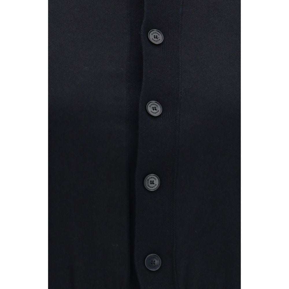 ALAINPAUL Gilet en coton noir