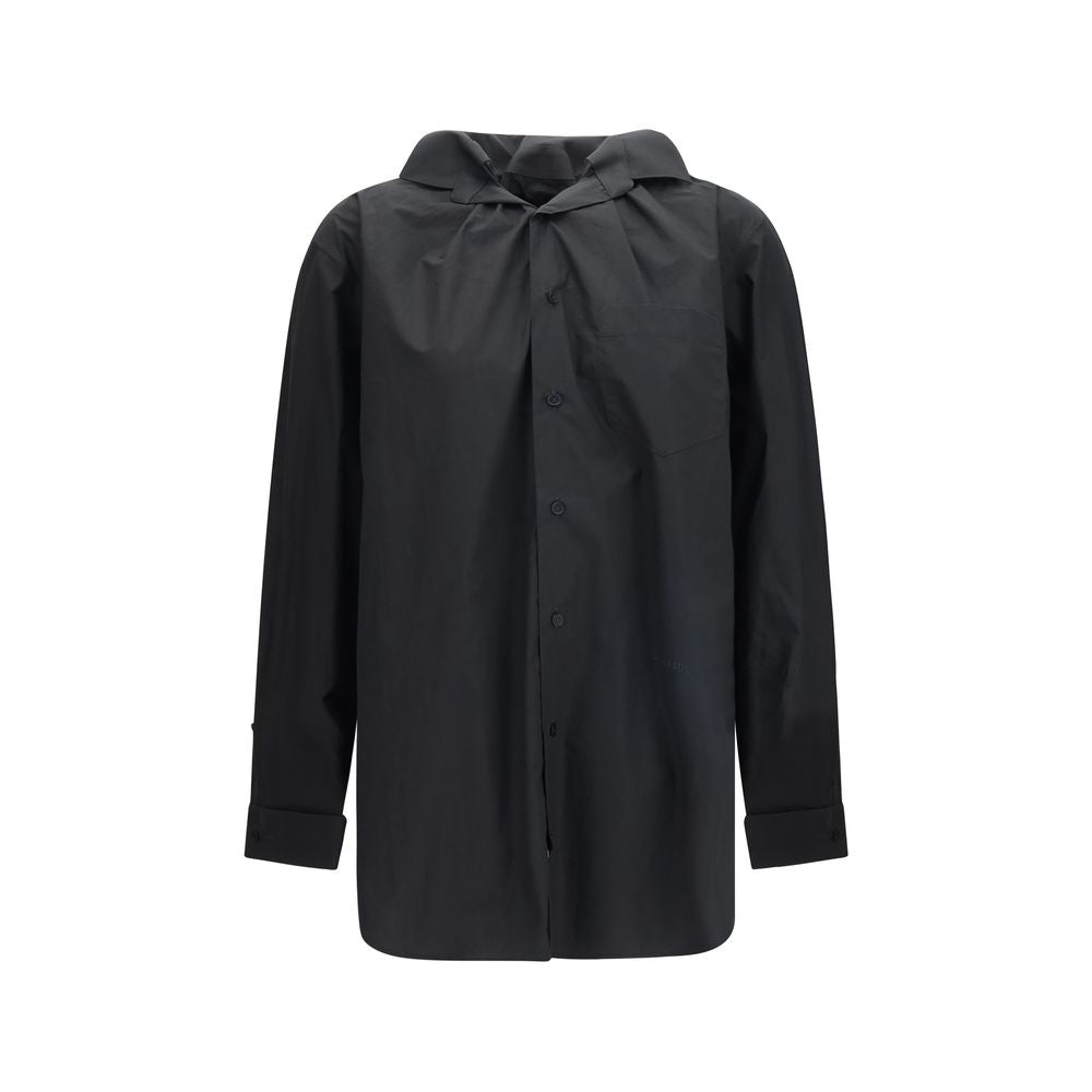 Chemise en coton noir ALAINPAUL