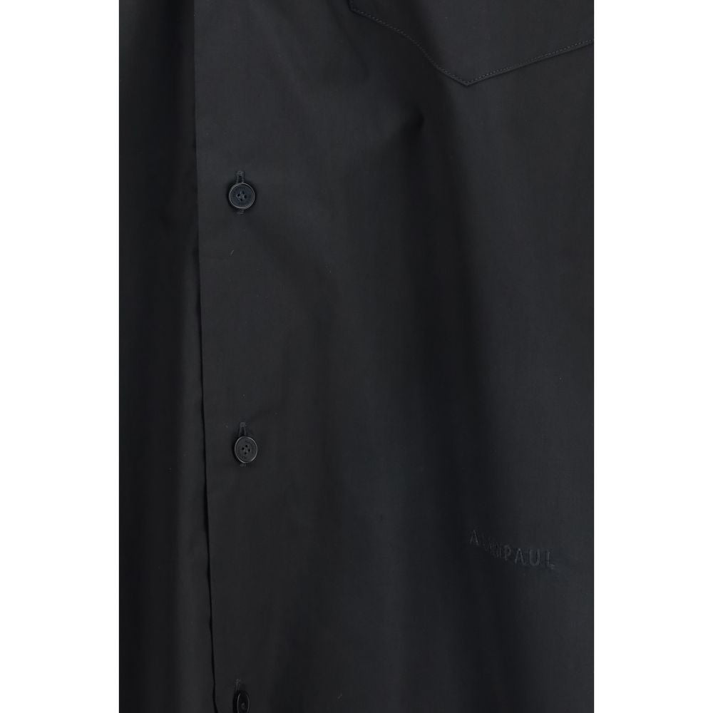 Chemise en coton noir ALAINPAUL