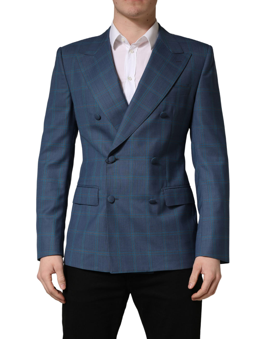 Dolce & Gabbana Blue Coat for Men