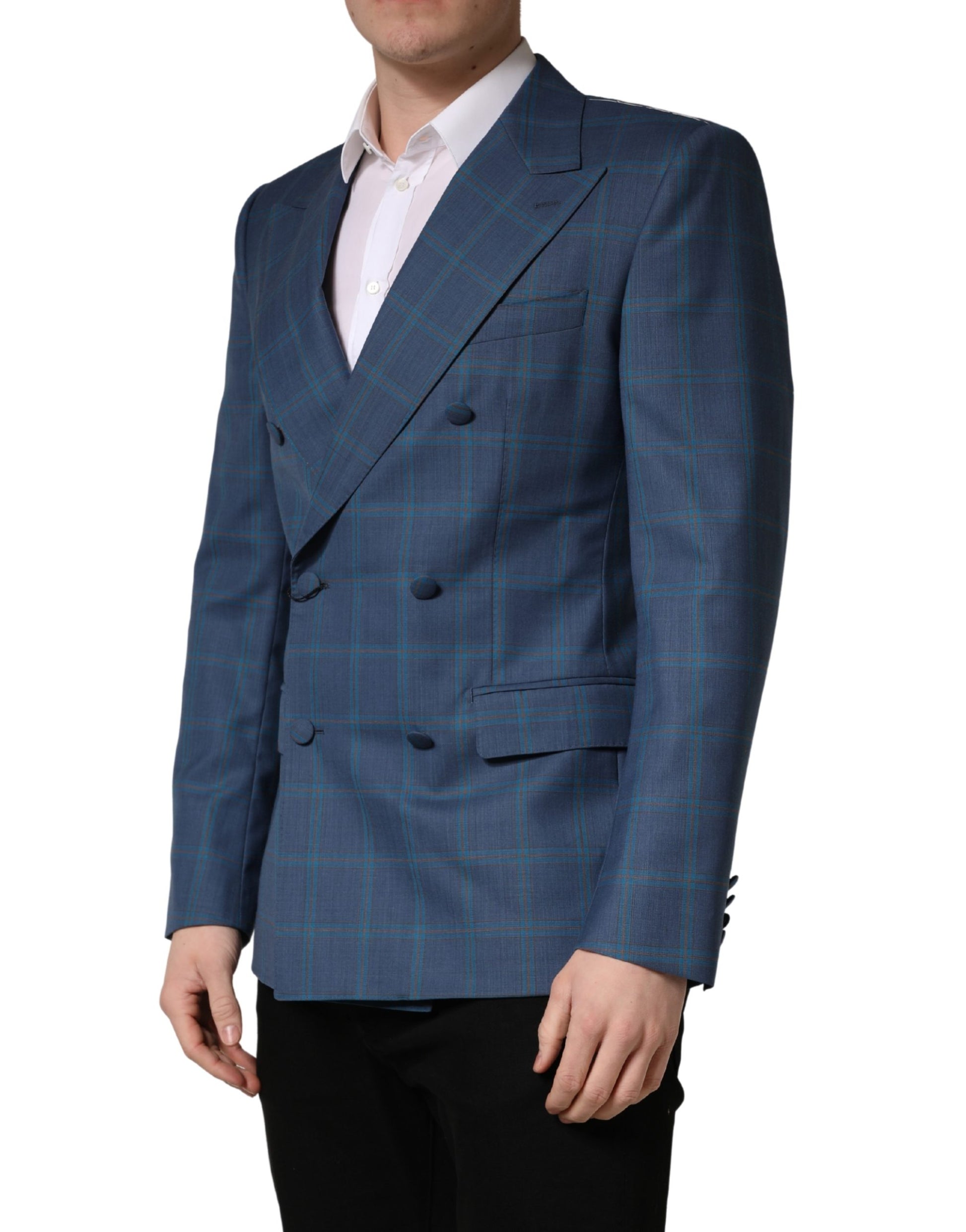 Dolce & Gabbana Blue Coat for Men detail view