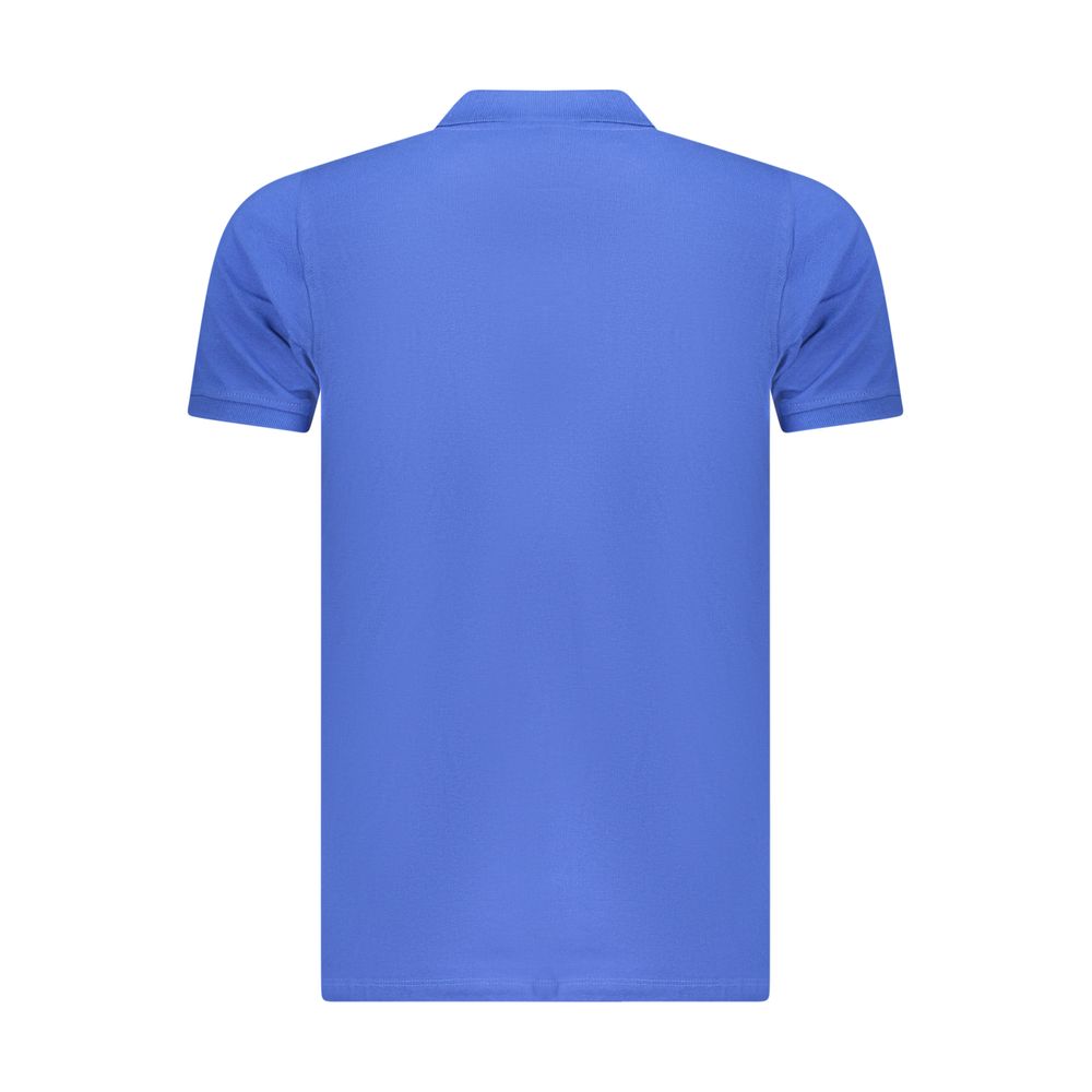 Polo pour homme en coton bleu, Norvège 1963