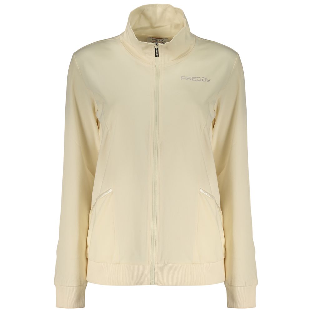 Sweat-shirt Freddy en coton beige pour femme
