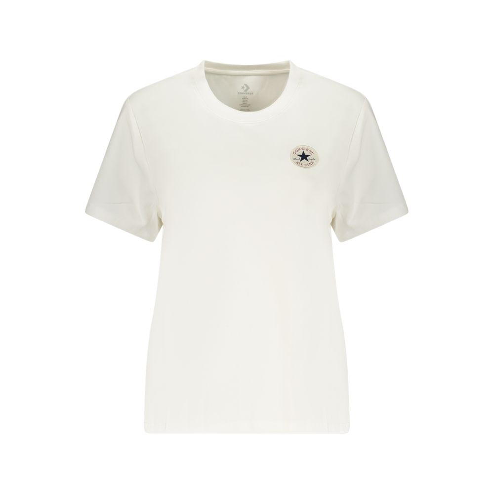 T-shirt Converse en coton blanc pour femme