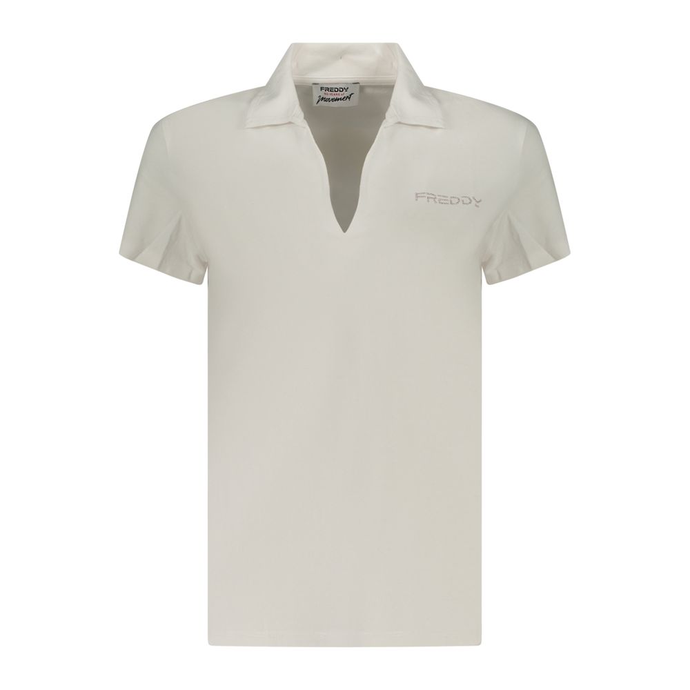 T-shirt en coton pour femme Freddy Bianco