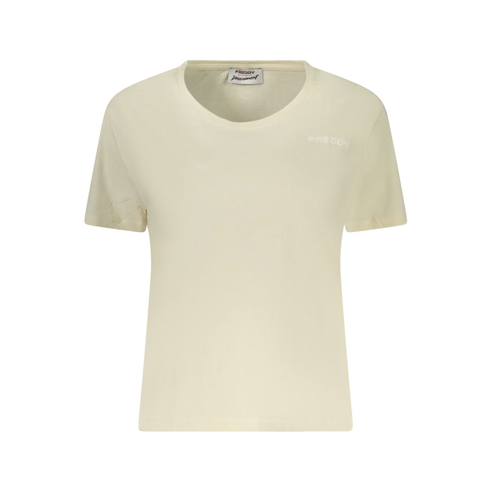 T-shirt en Coton Beige Freddy Femme