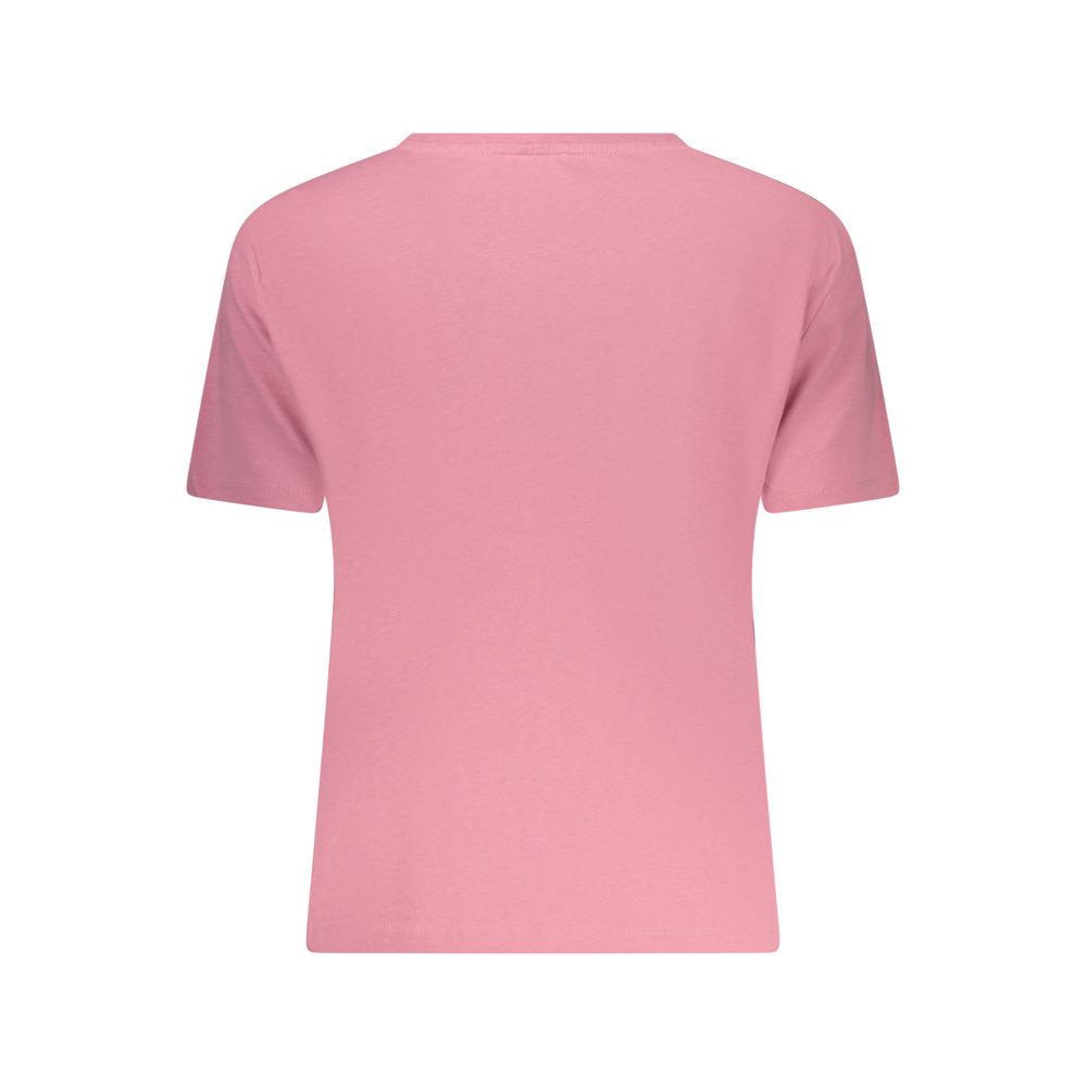 T-shirt Freddy rose en coton pour femme