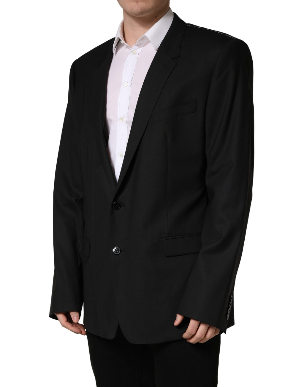 Dolce & Gabbana Black Coat for Men detail view