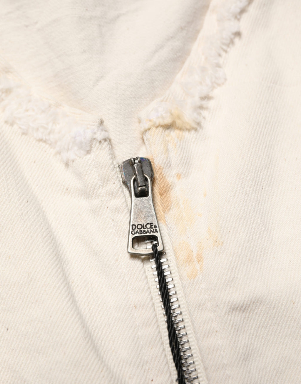 Dolce & Gabbana White Denim Jackets for Men additional view