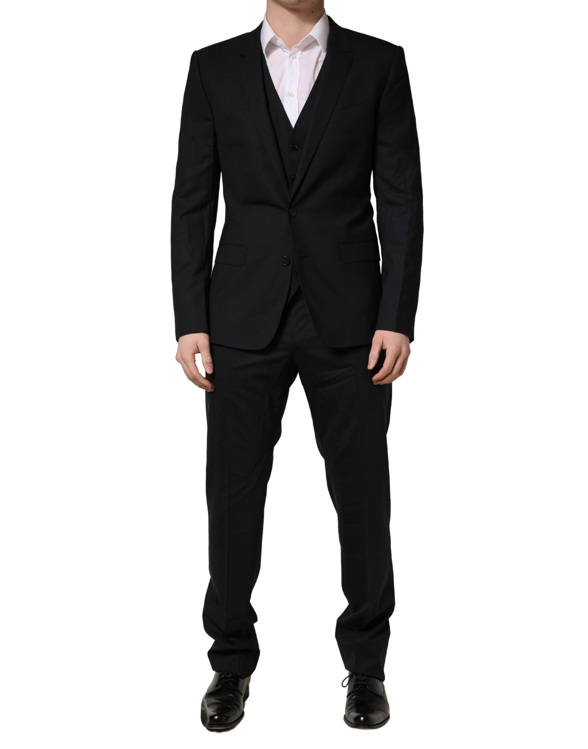 Dolce & Gabbana Black Three Piece Suits for Men alternate view