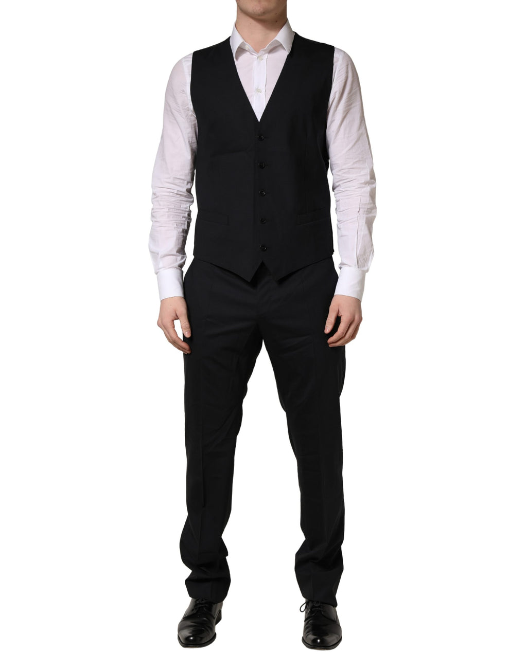 Dolce & Gabbana Black Three Piece Suits for Men additional view