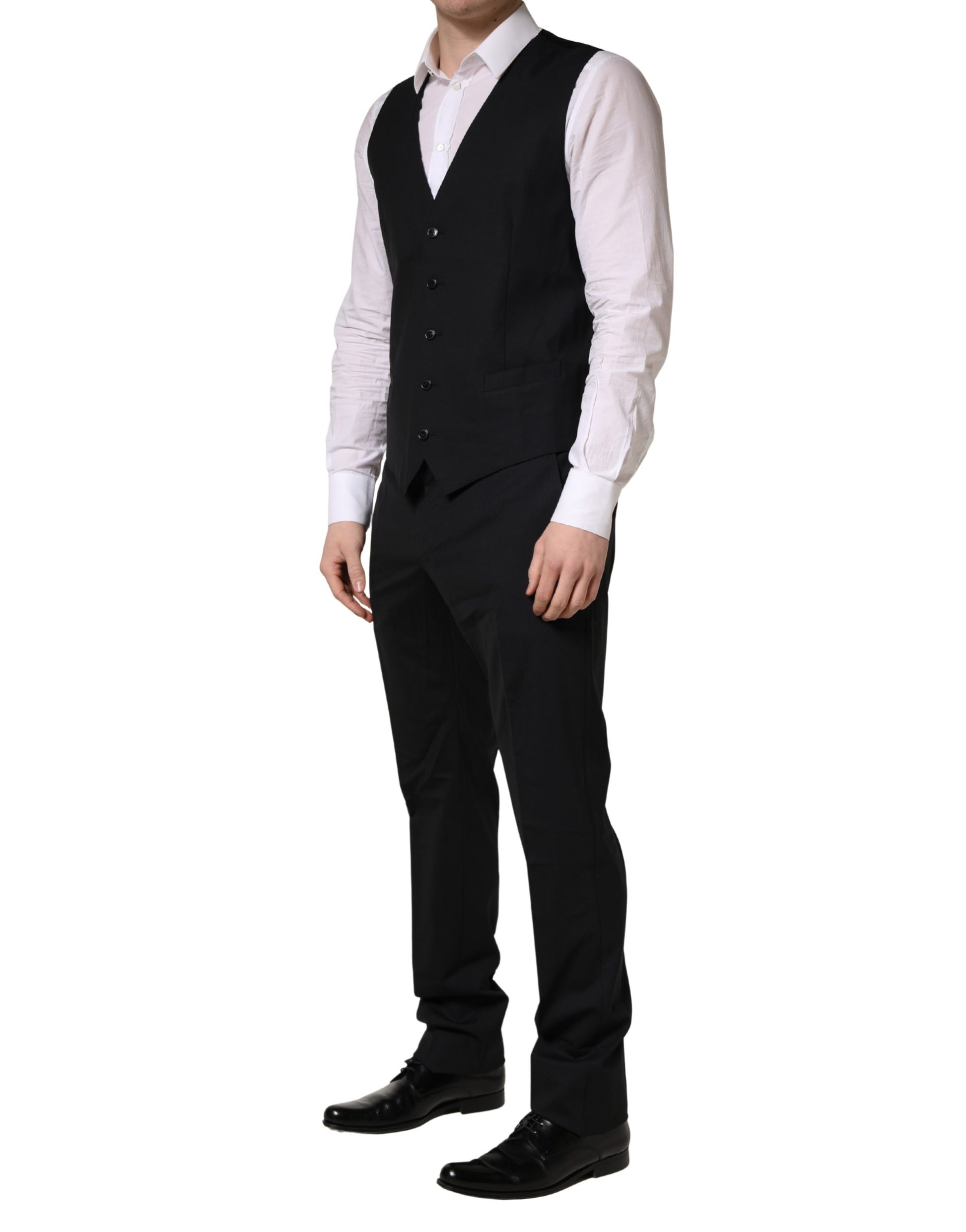 Dolce & Gabbana Black Three Piece Suits for Men additional view