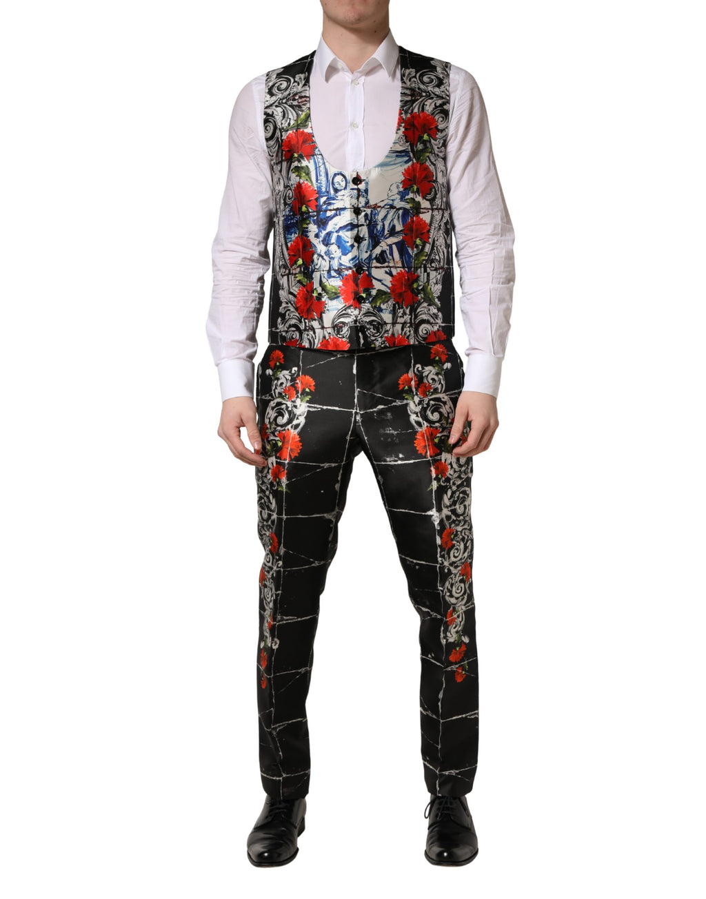 Dolce & Gabbana Black Three Piece Suits for Men additional view