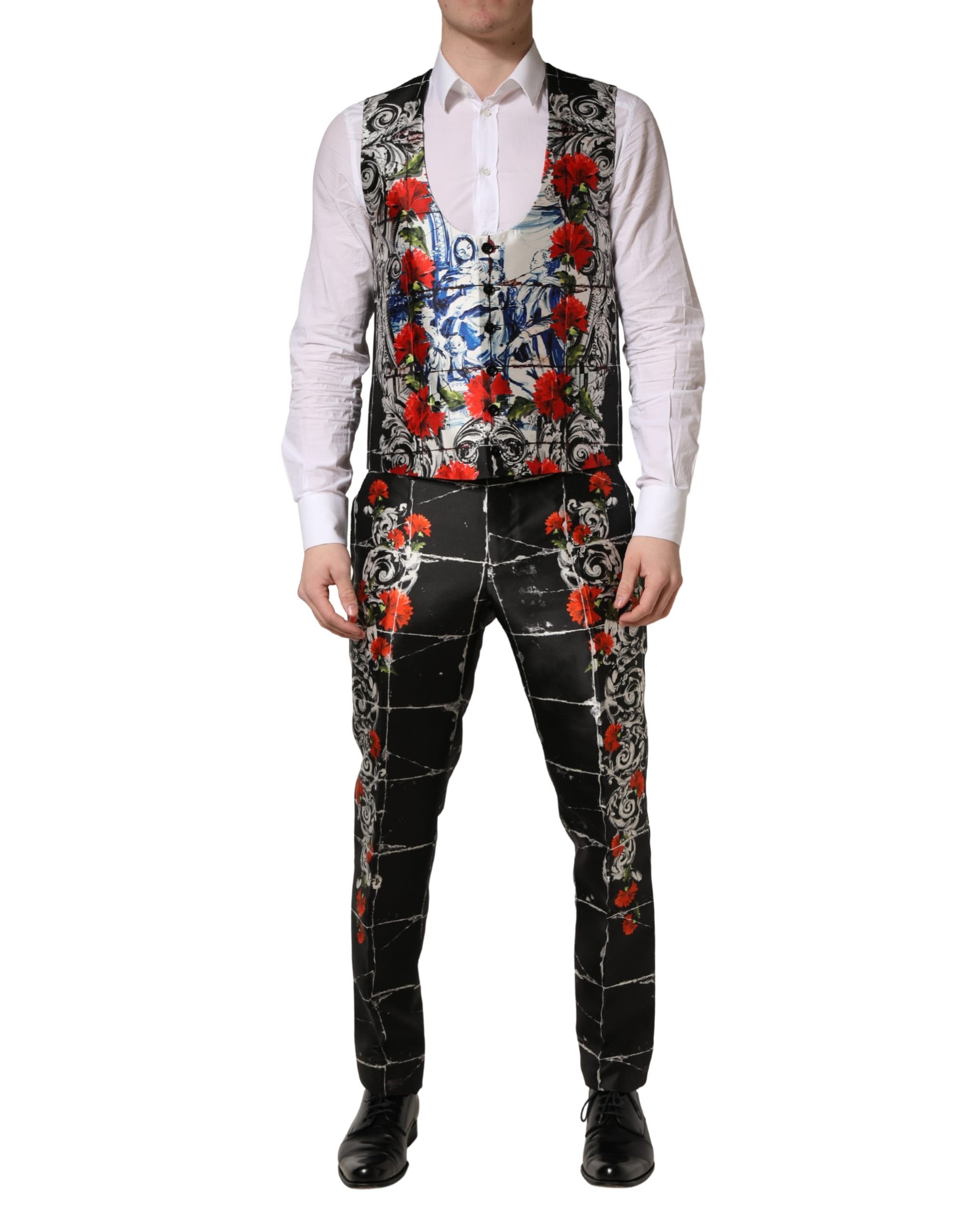 Dolce & Gabbana Black Three Piece Suits for Men additional view