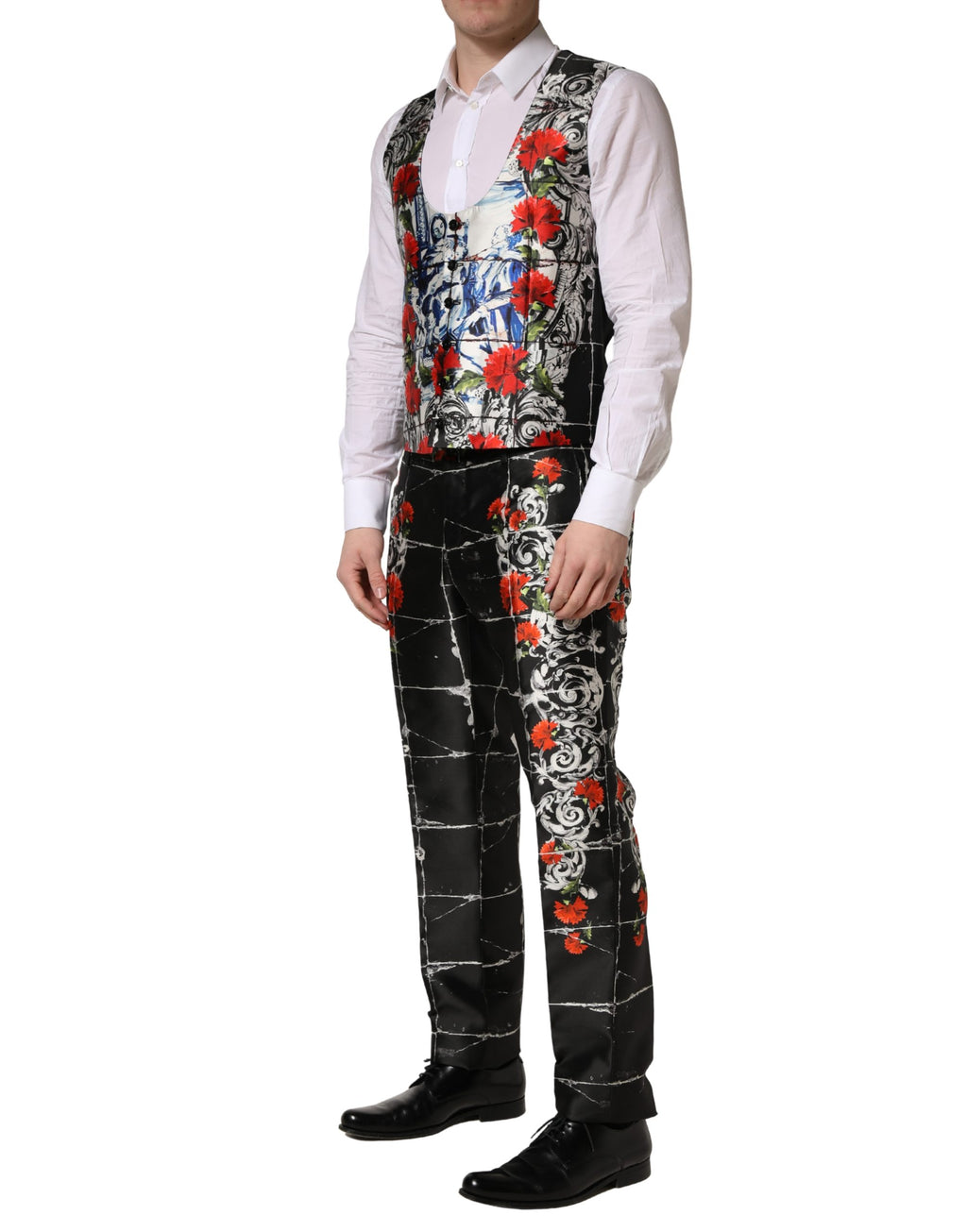 Dolce & Gabbana Black Three Piece Suits for Men additional view