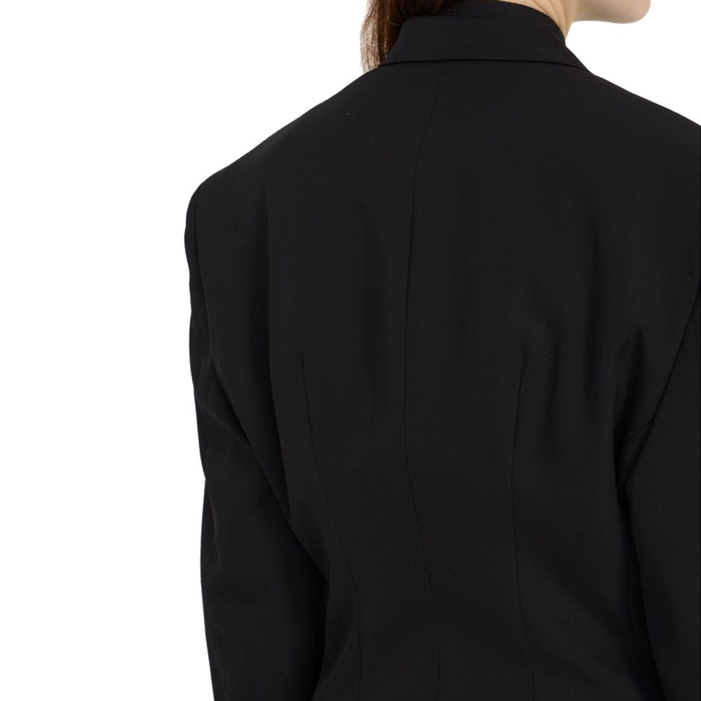 Balenciaga Black Coat for Women side view