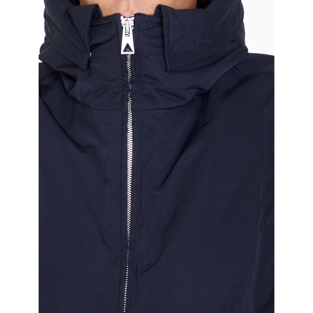Bottega Veneta Blue Coat for Men side view