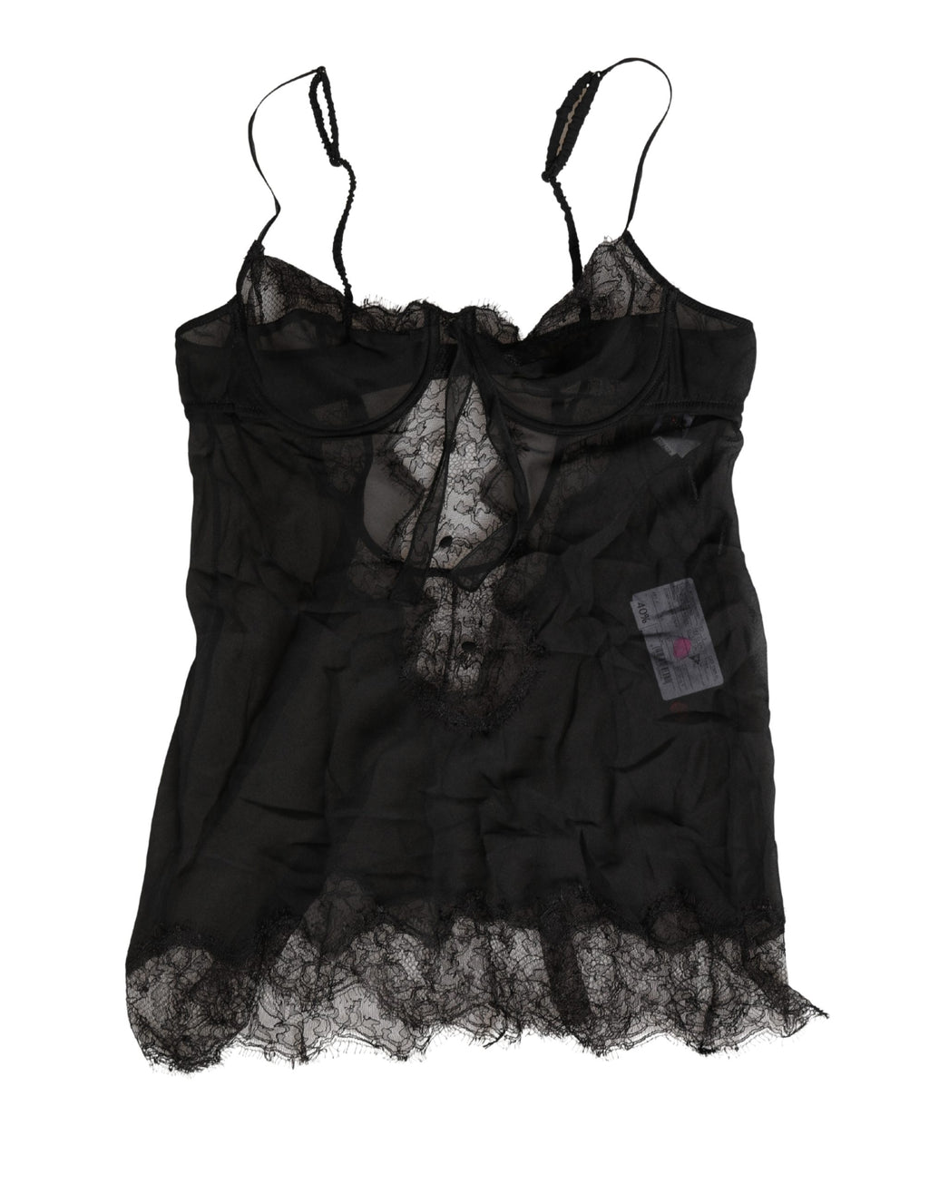 Dolce & Gabbana Black Sleeveless T-Shirt for Women alternate view