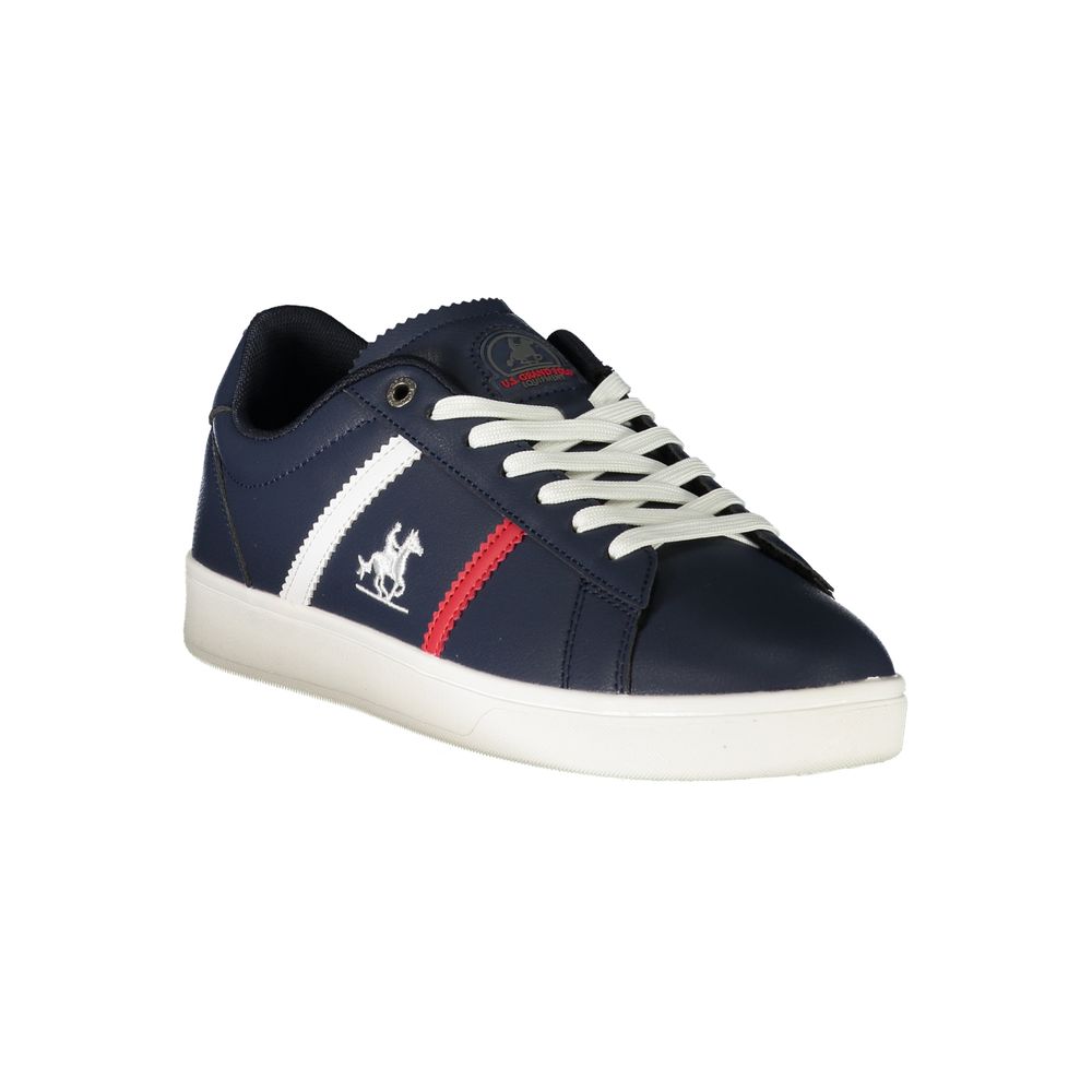 Baskets montantes bleues en polyuréthane pour homme U.S. Grand