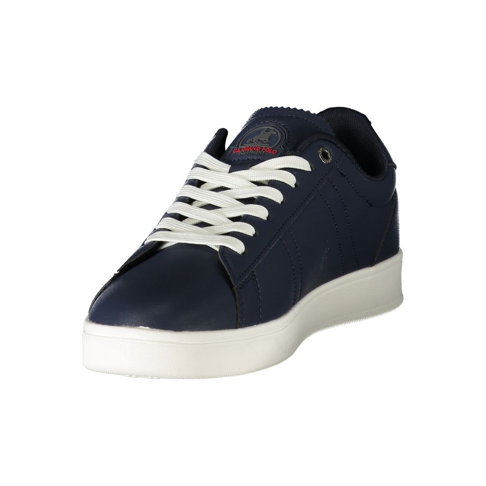 Baskets montantes bleues en polyuréthane pour homme U.S. Grand