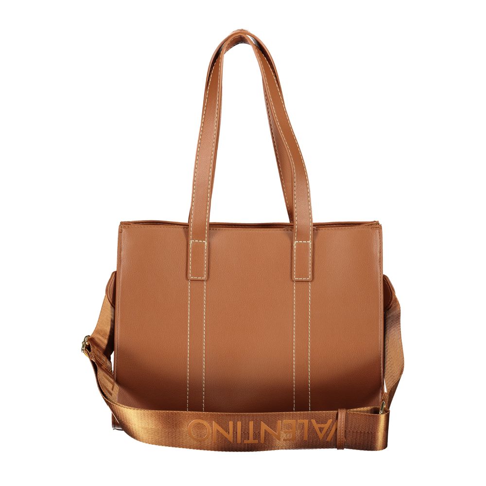 Valentino Brown Polyethylene Handbag