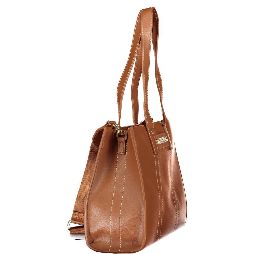 Valentino Brown Polyethylene Handbag
