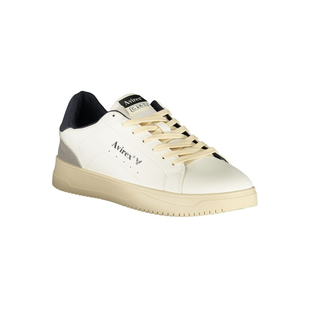 Baskets Avirex blanches en polyuréthane pour homme