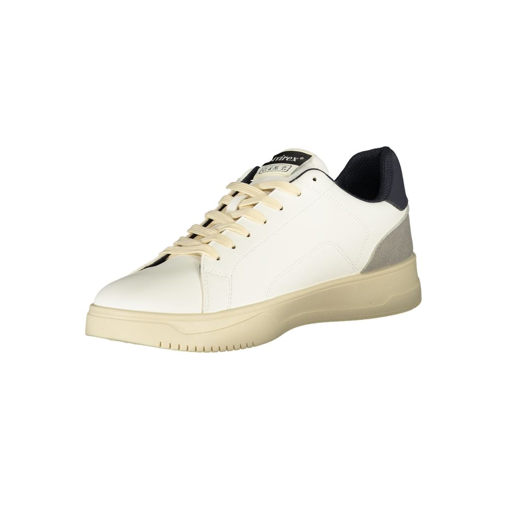 Baskets Avirex blanches en polyuréthane pour homme